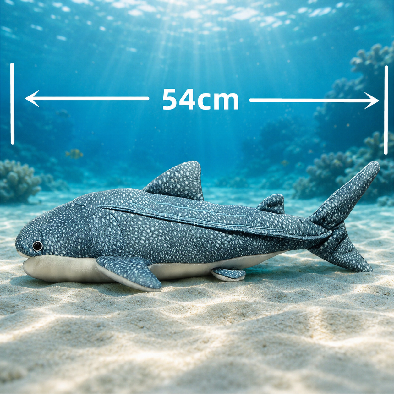 Realistic Whale Shark Plush