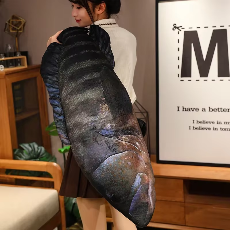 Realistic Grouper Squishy Plush