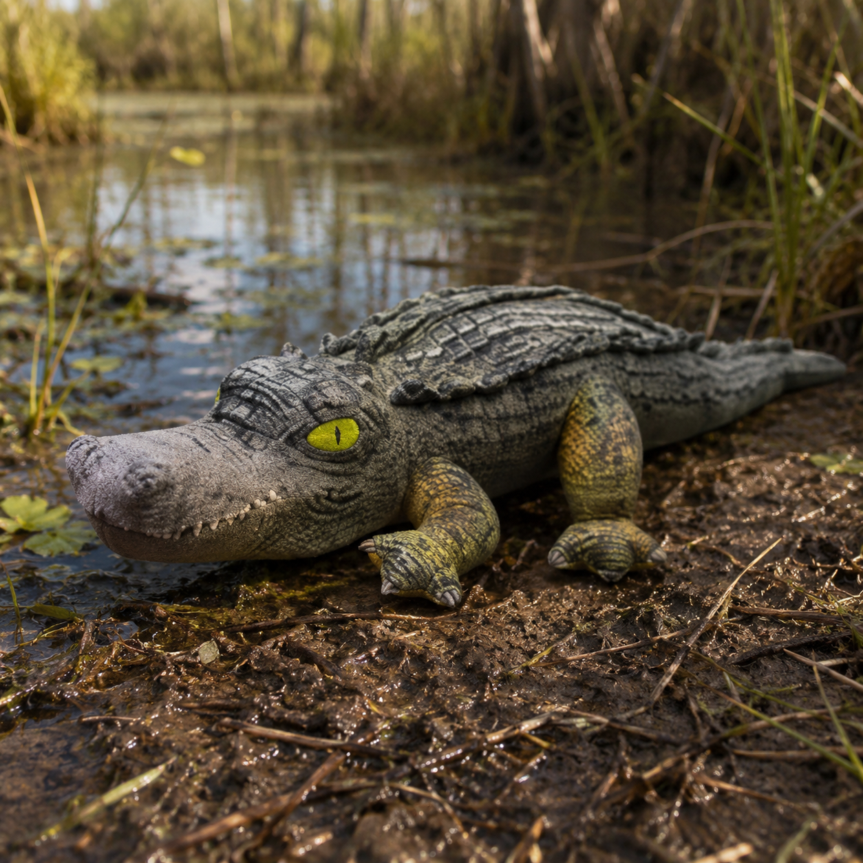 Realistic Squishy Alligator Plush