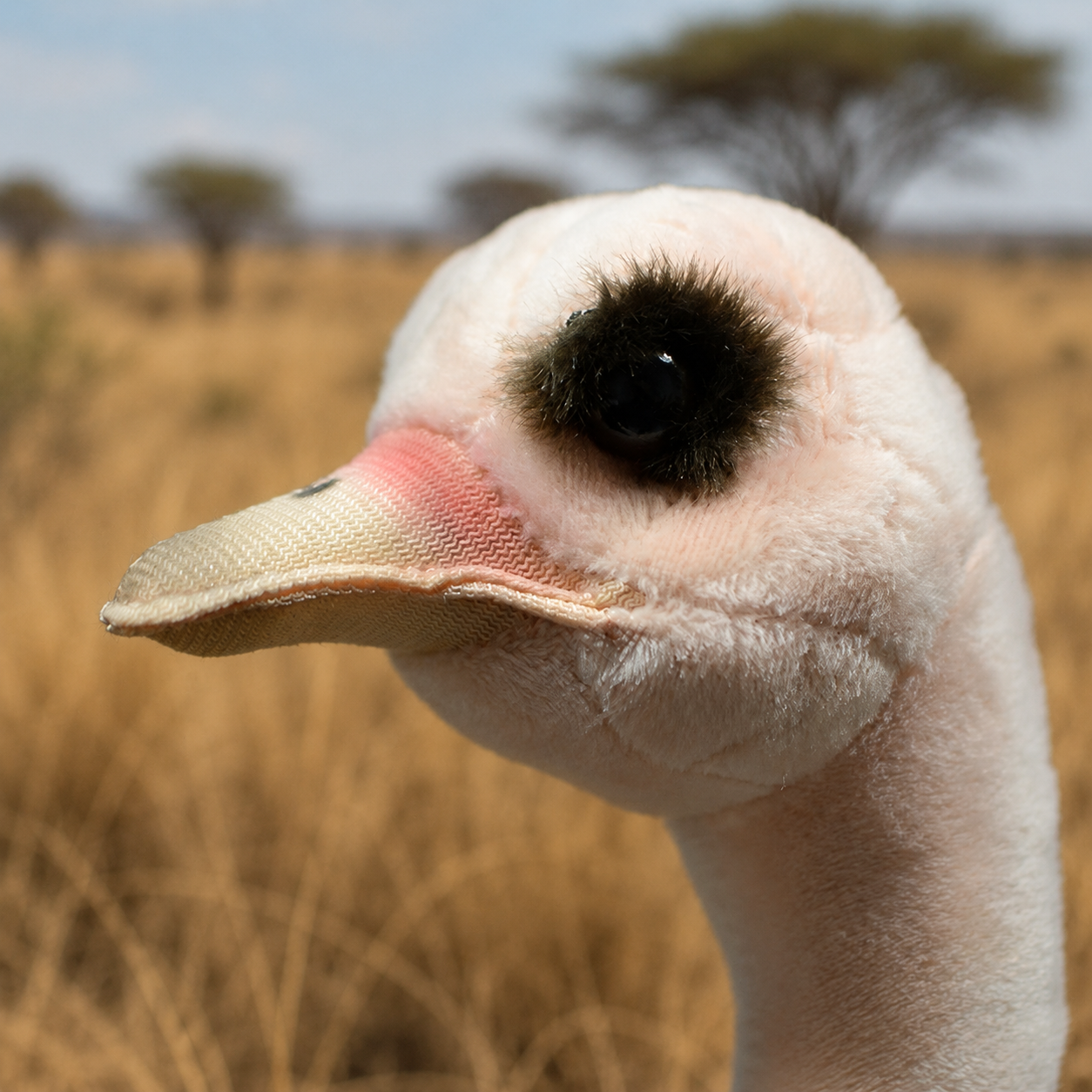Realistic Baby Ostrich Plush