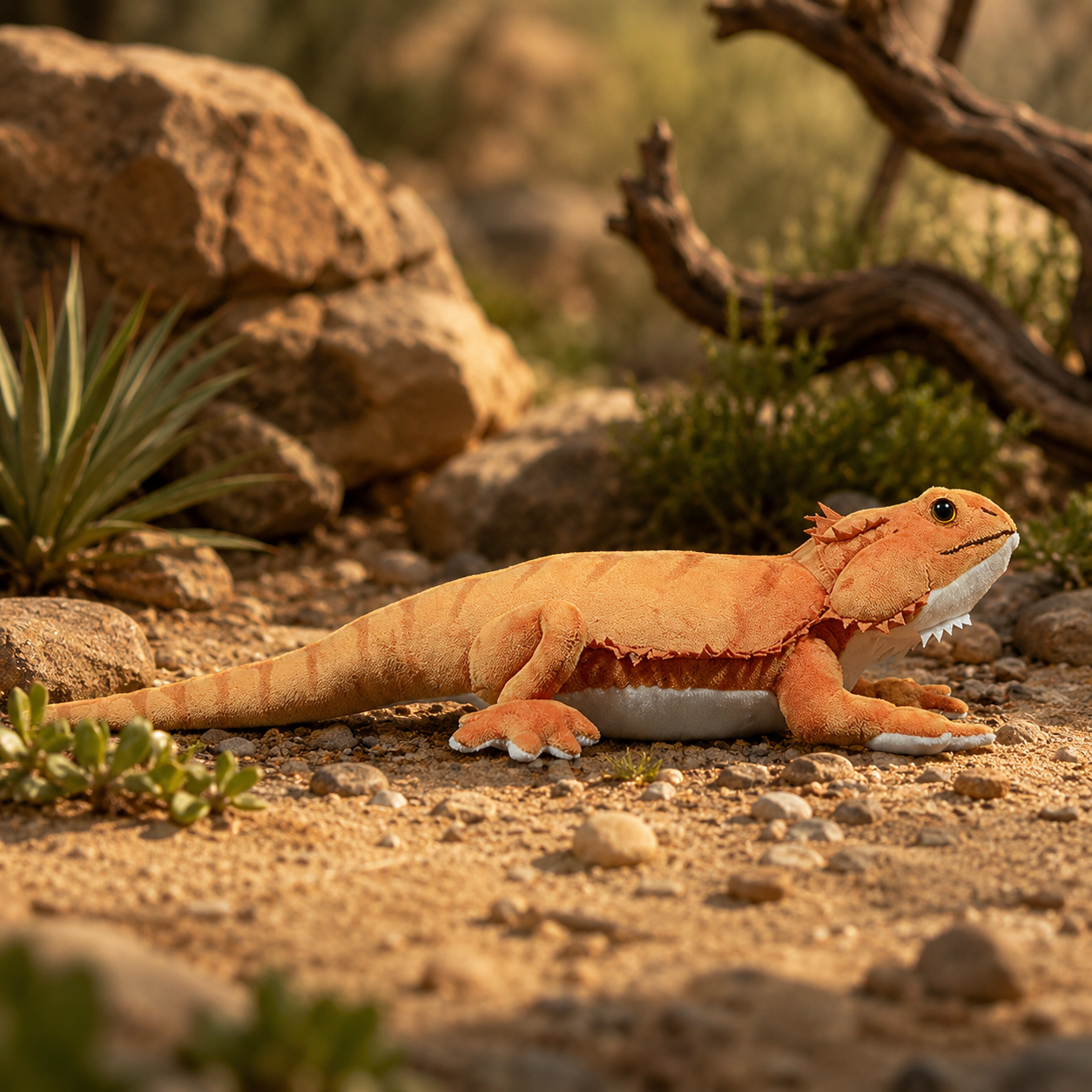 Realistic Bearded Dragon Plush