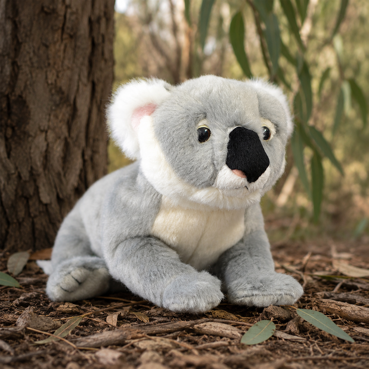 Realistic Sitting Koala Plush