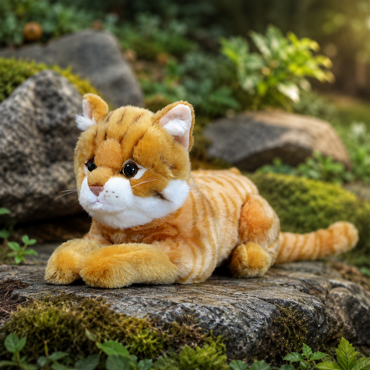 Realistic Tiger Cat Plush