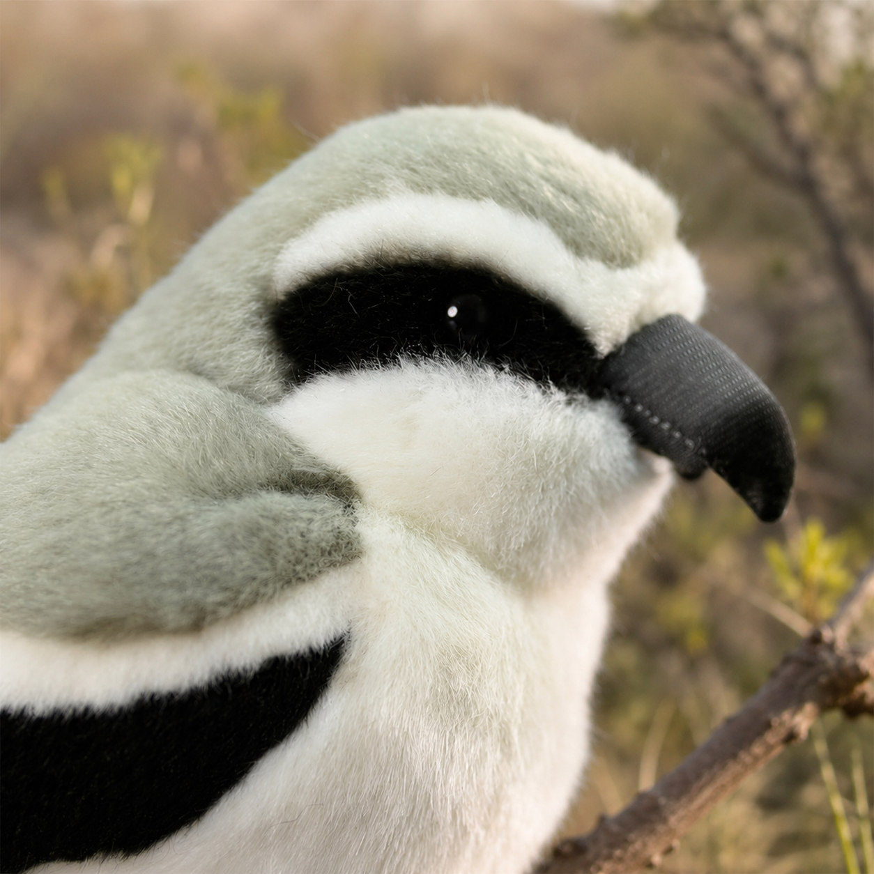 Realistic Shrike Bird Plush