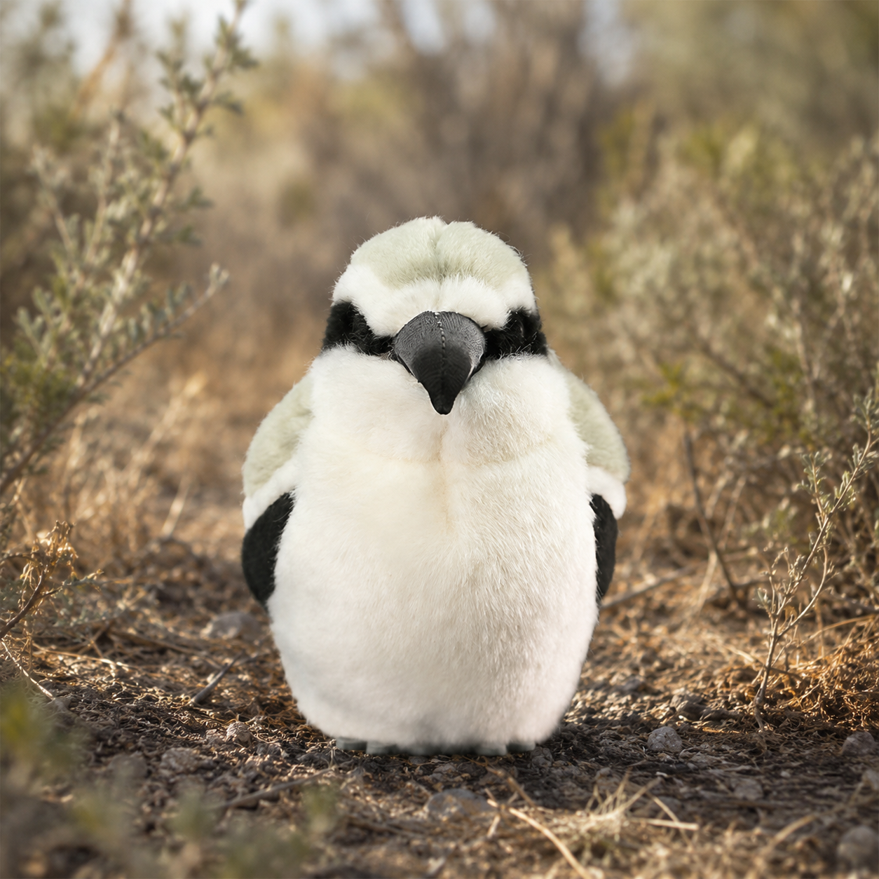 Realistic Shrike Bird Plush