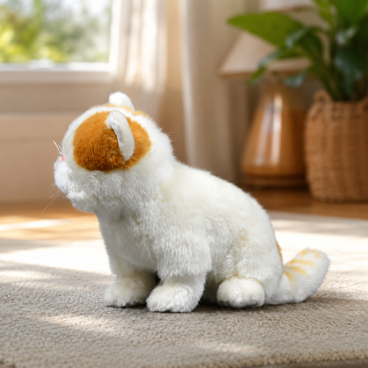 Realistic Persian Cat Plush