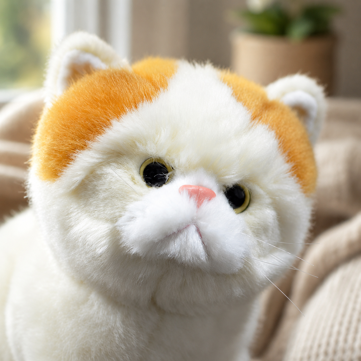 Realistic Persian Cat Plush