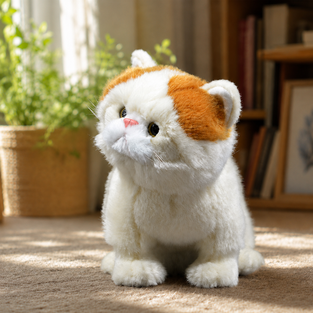 Realistic Persian Cat Plush