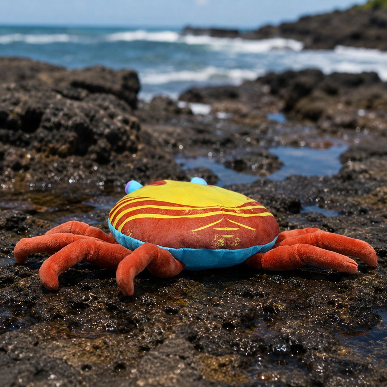 Realistic Sally Lightfoot Crab Plush