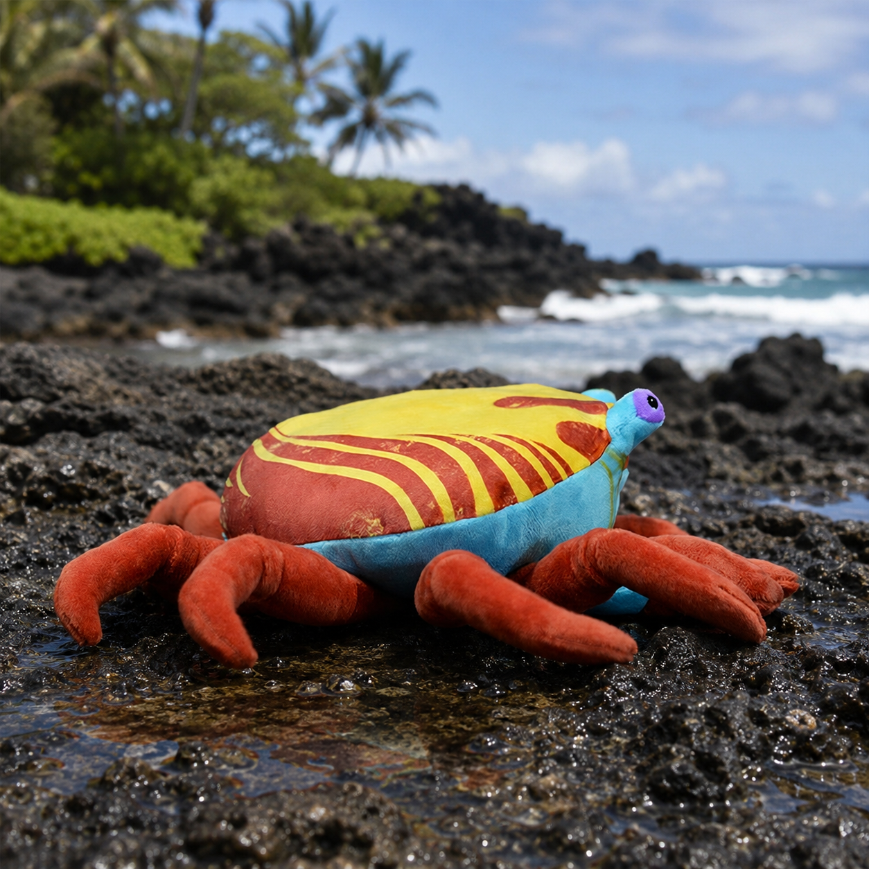 Realistic Sally Lightfoot Crab Plush