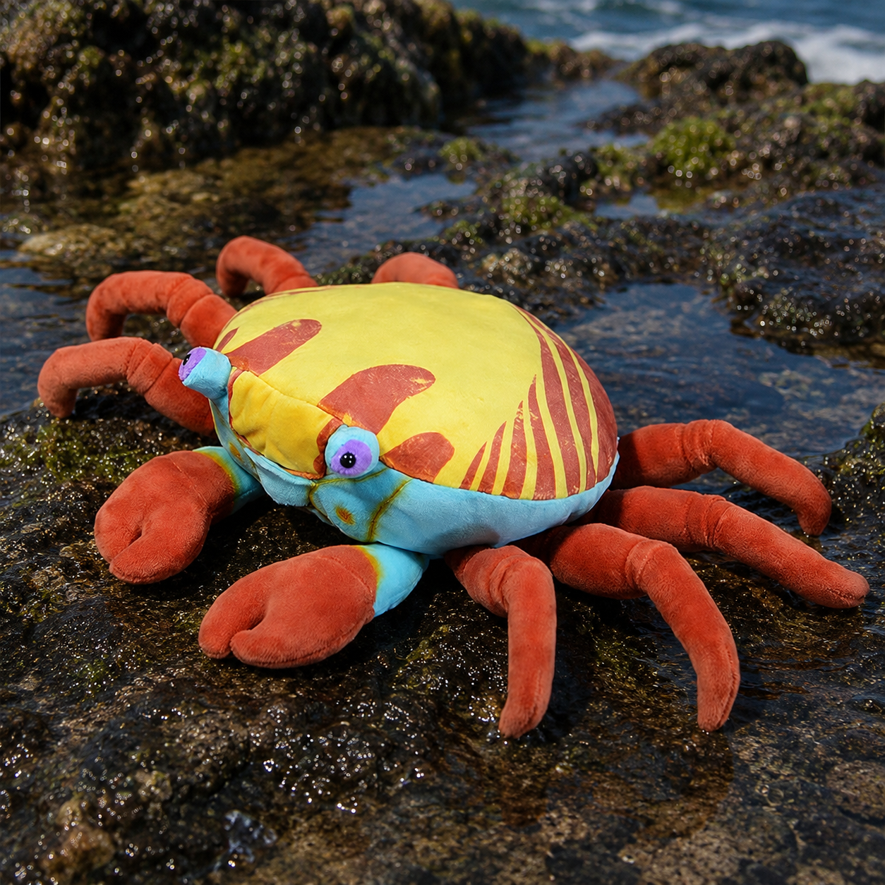Realistic Sally Lightfoot Crab Plush