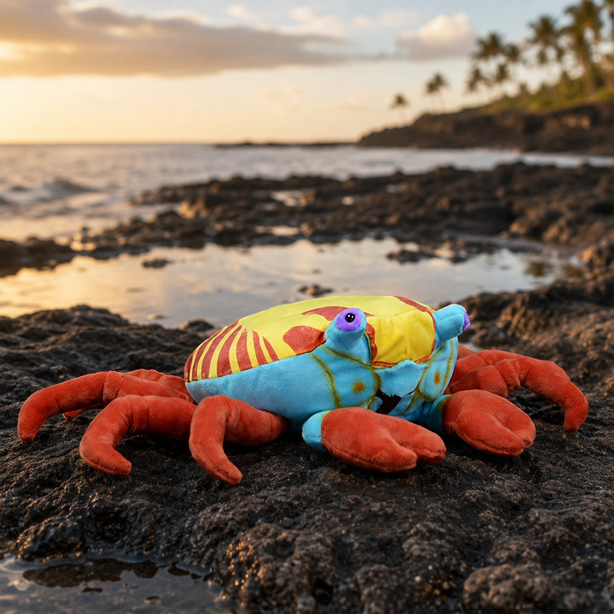Realistic Sally Lightfoot Crab Plush