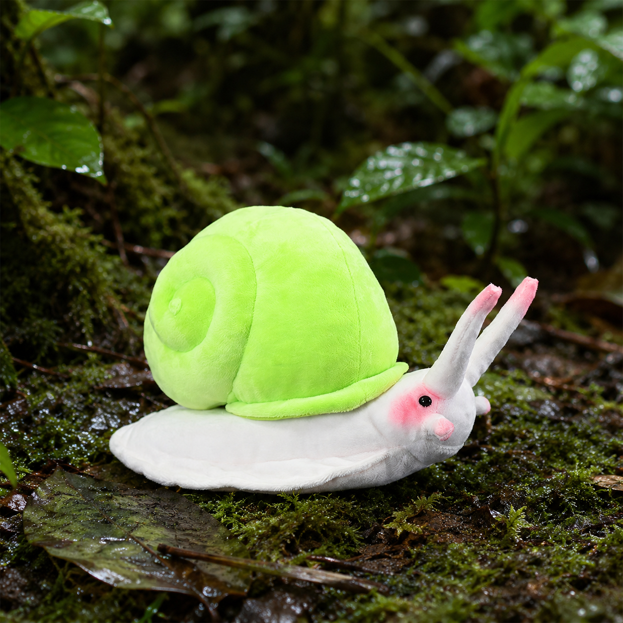 Realistic Leptopoma Perlucidum Snail Plush