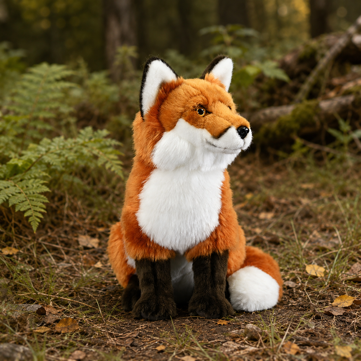 Realistic Red Fox Plush
