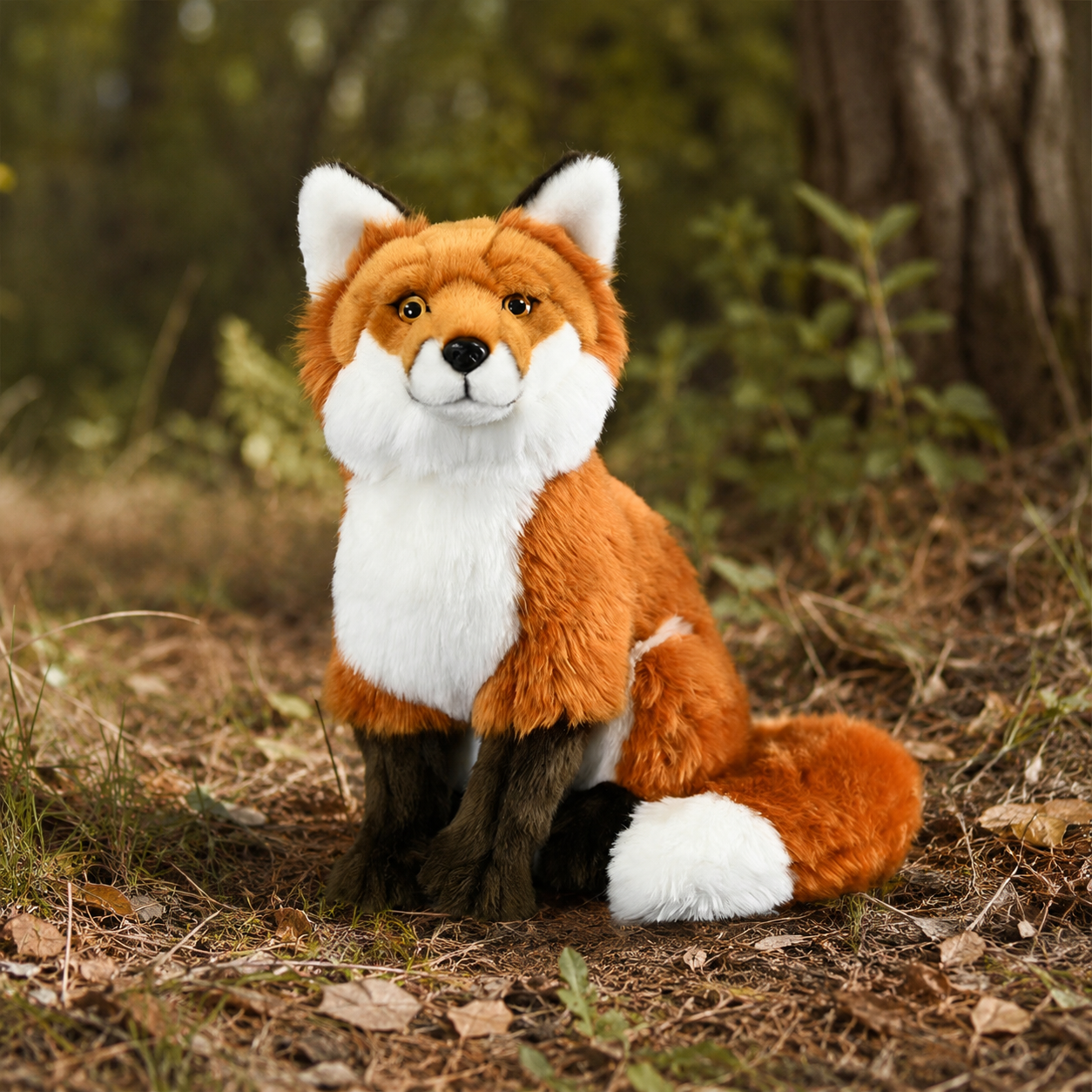 Realistic Red Fox Plush