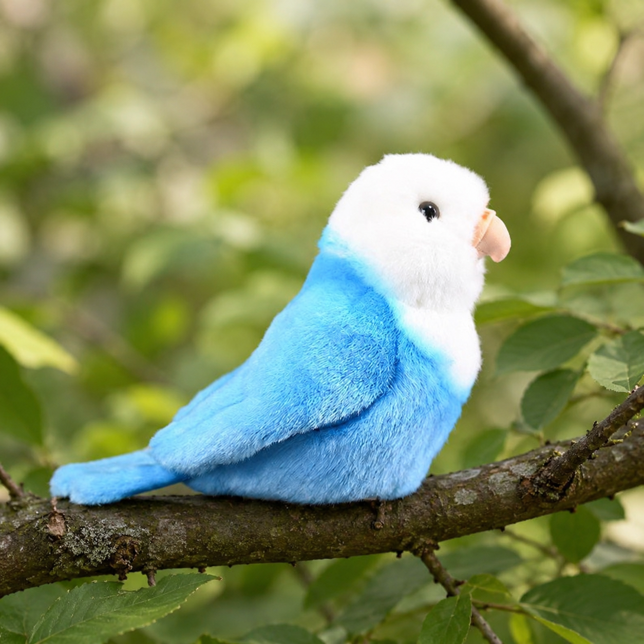 Realistic Blue Bird Plush