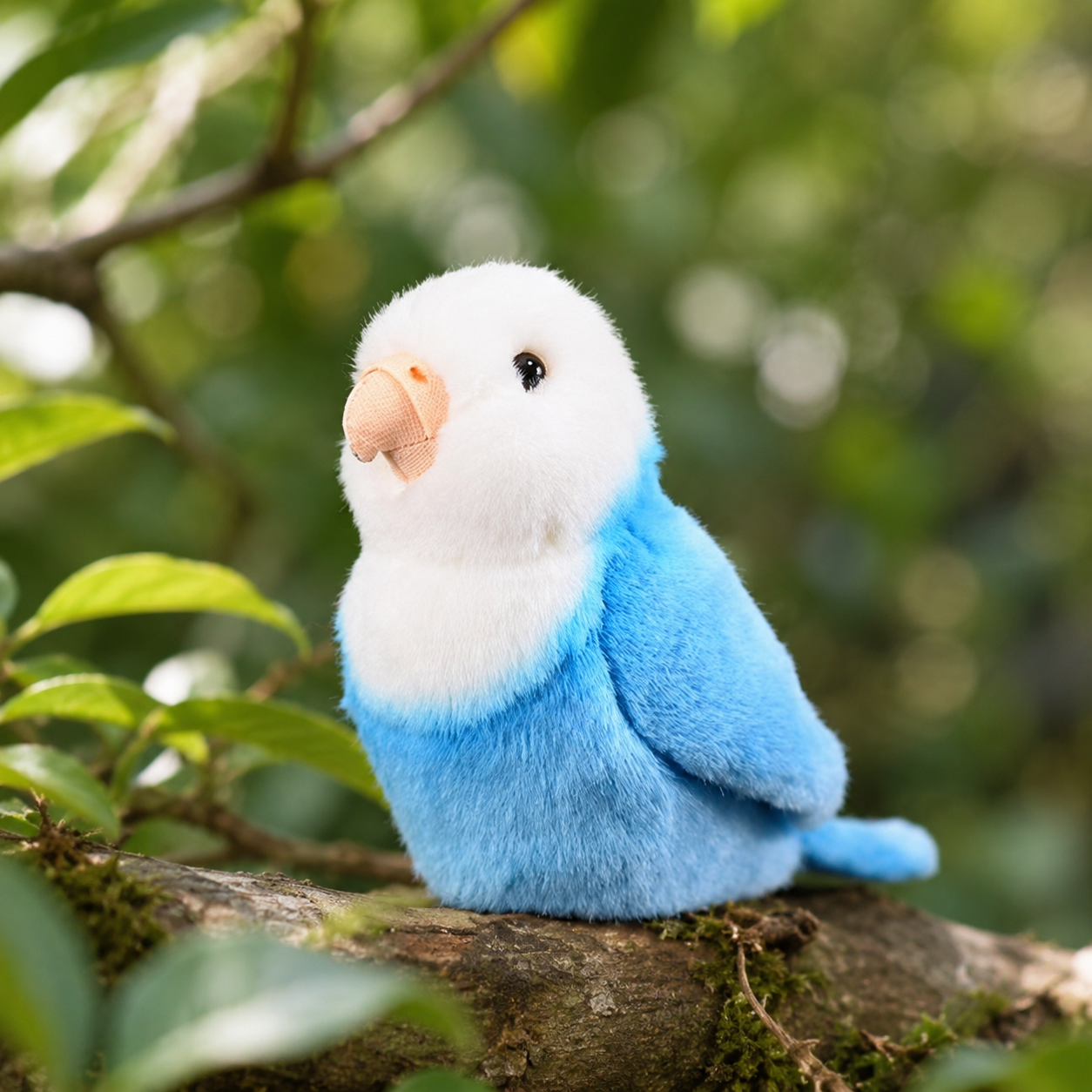 Realistic Blue Bird Plush