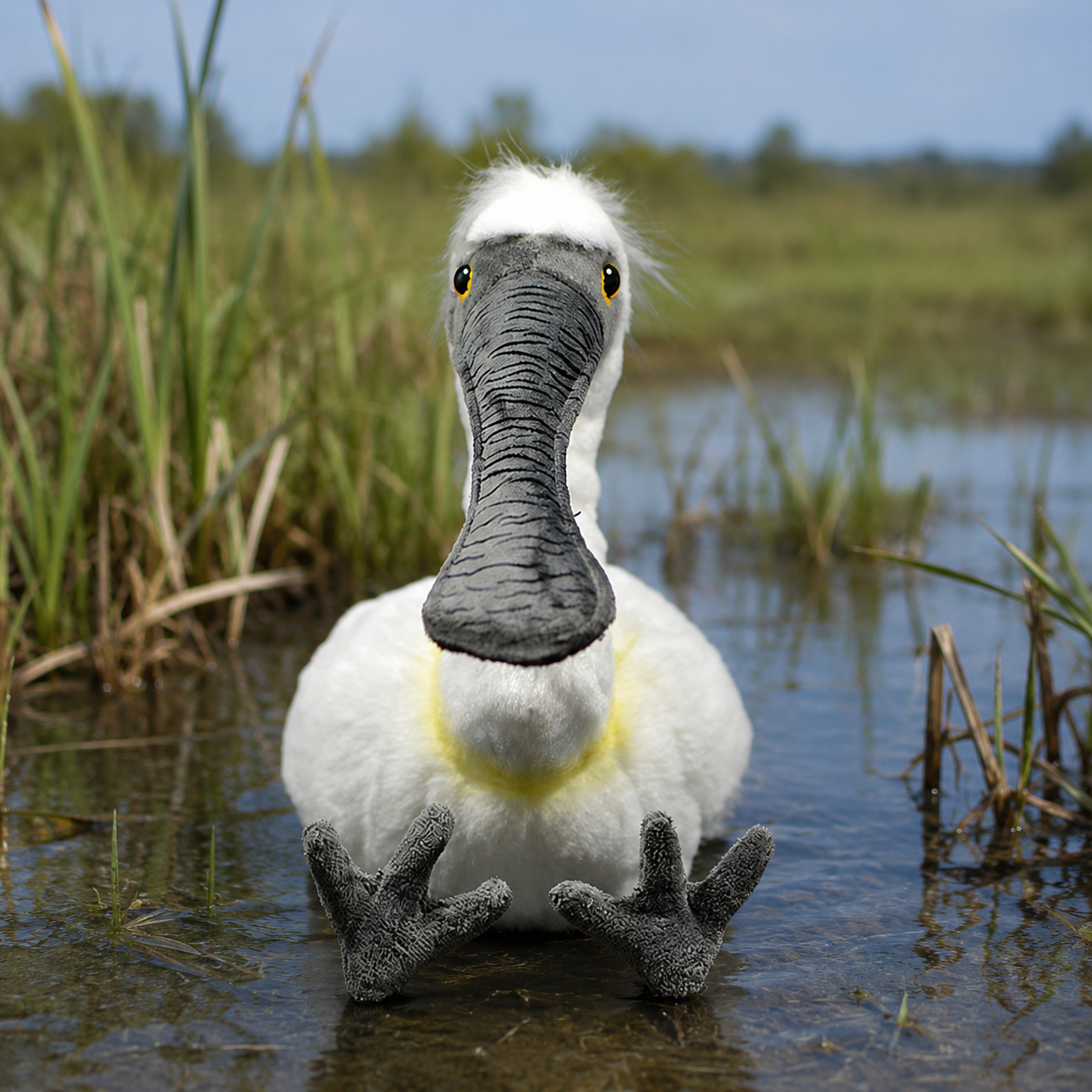 Realistic Spoonbill Bird Plush