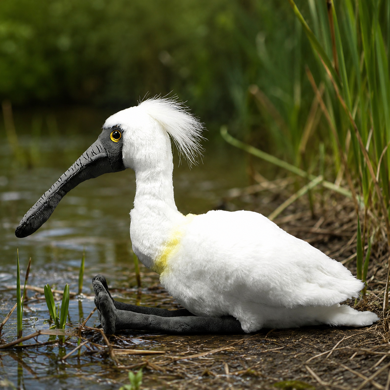 Realistic Spoonbill Bird Plush