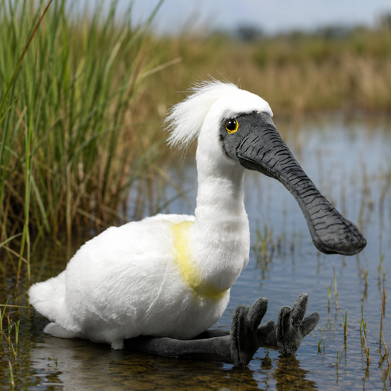 Realistic Spoonbill Bird Plush