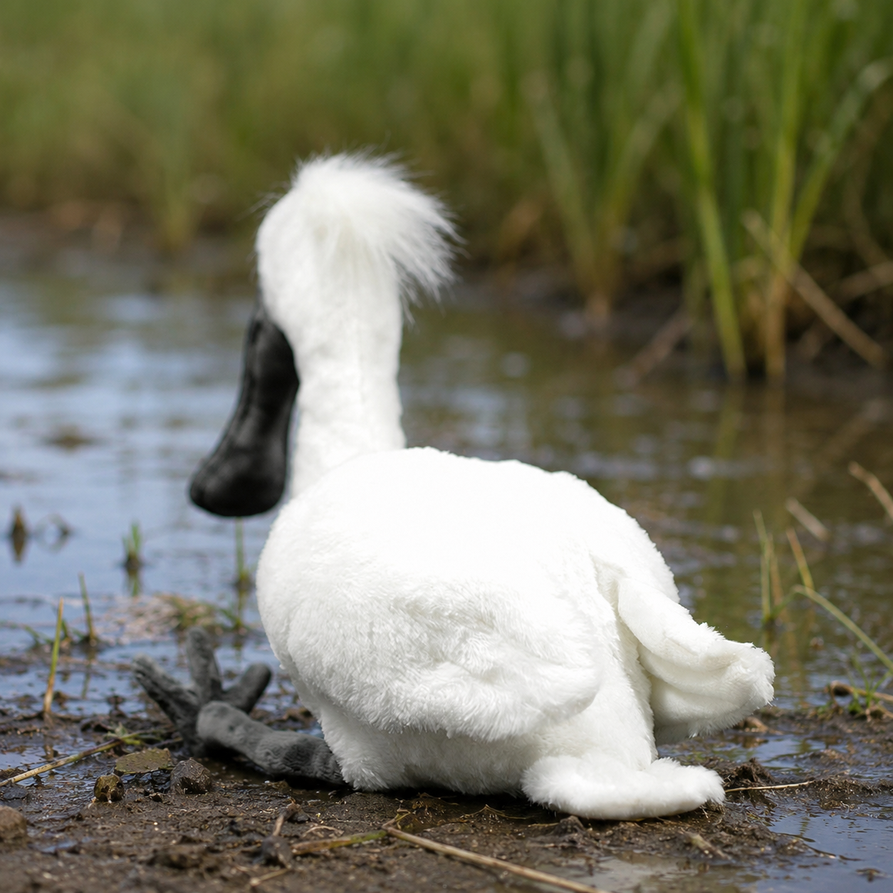 Realistic Spoonbill Bird Plush