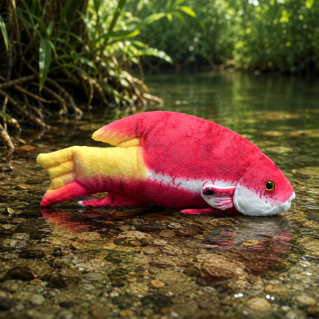 Realistic Asian Arowana  Fish Plush