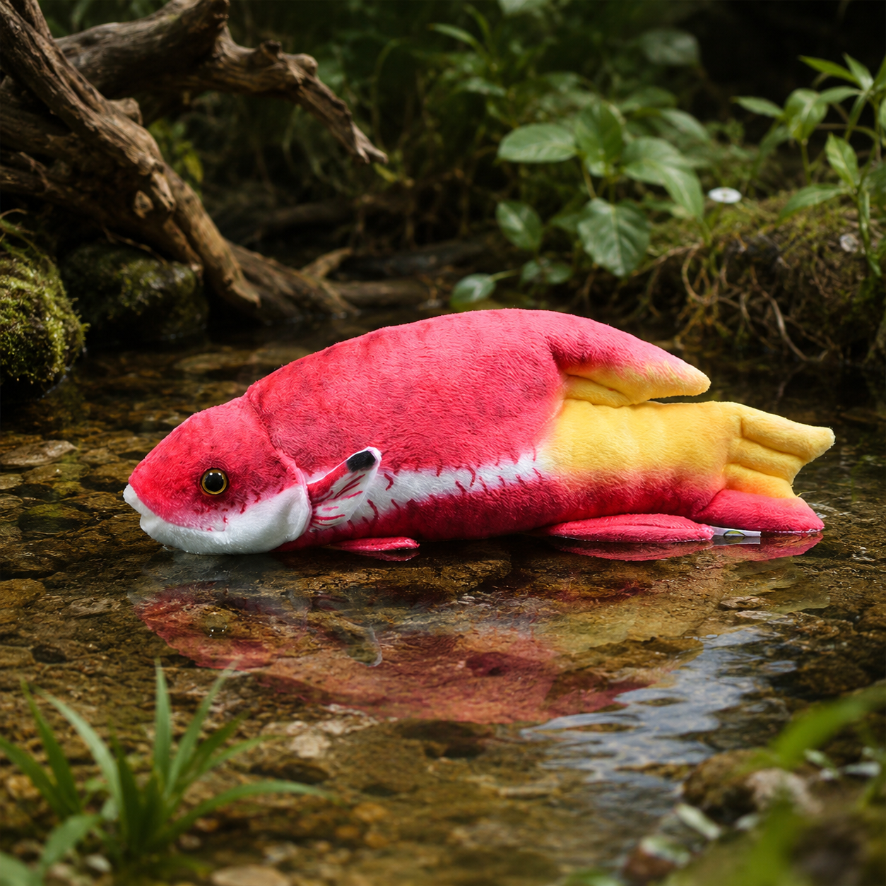 Realistic Asian Arowana  Fish Plush