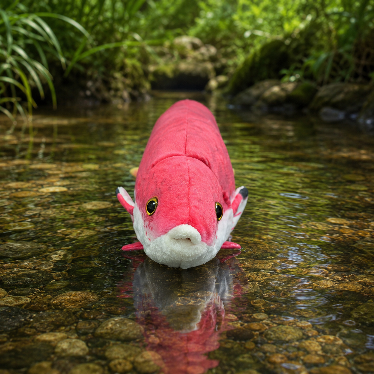 Realistic Asian Arowana  Fish Plush