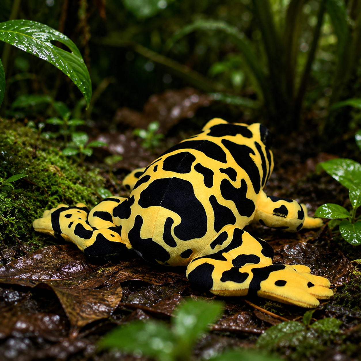 Realistic Poison Dart Frog Plush