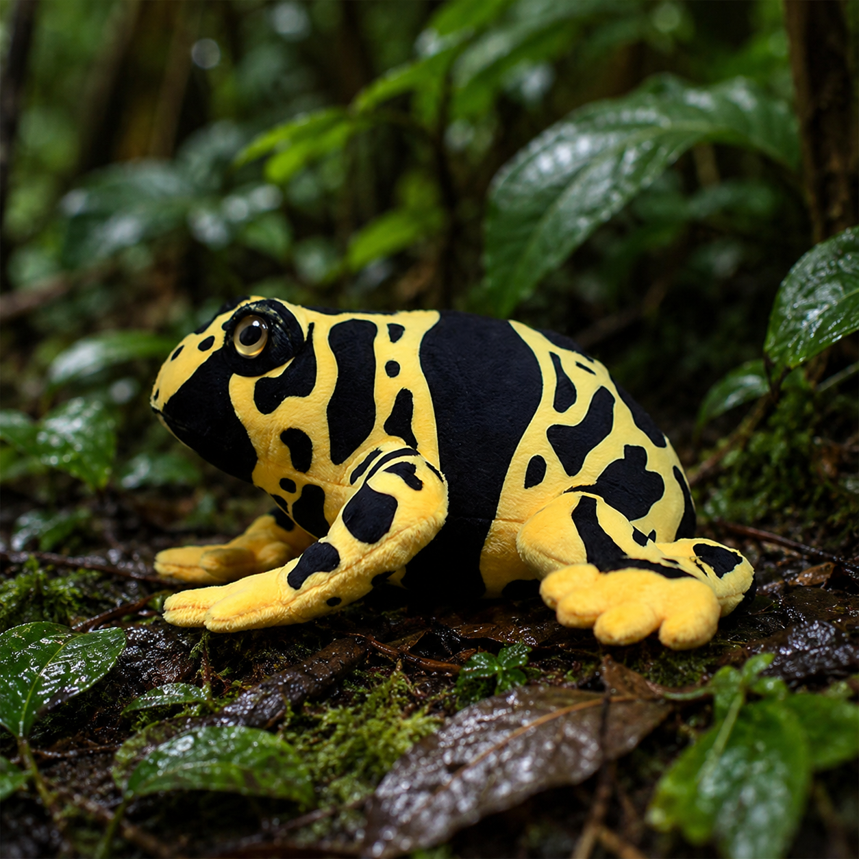 Realistic Poison Dart Frog Plush