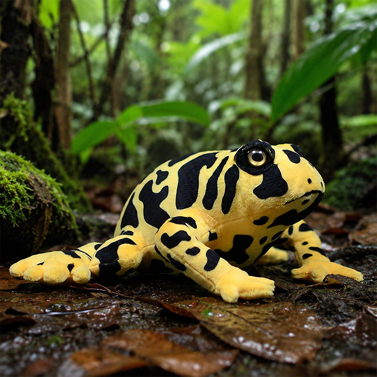 Realistic Poison Dart Frog Plush