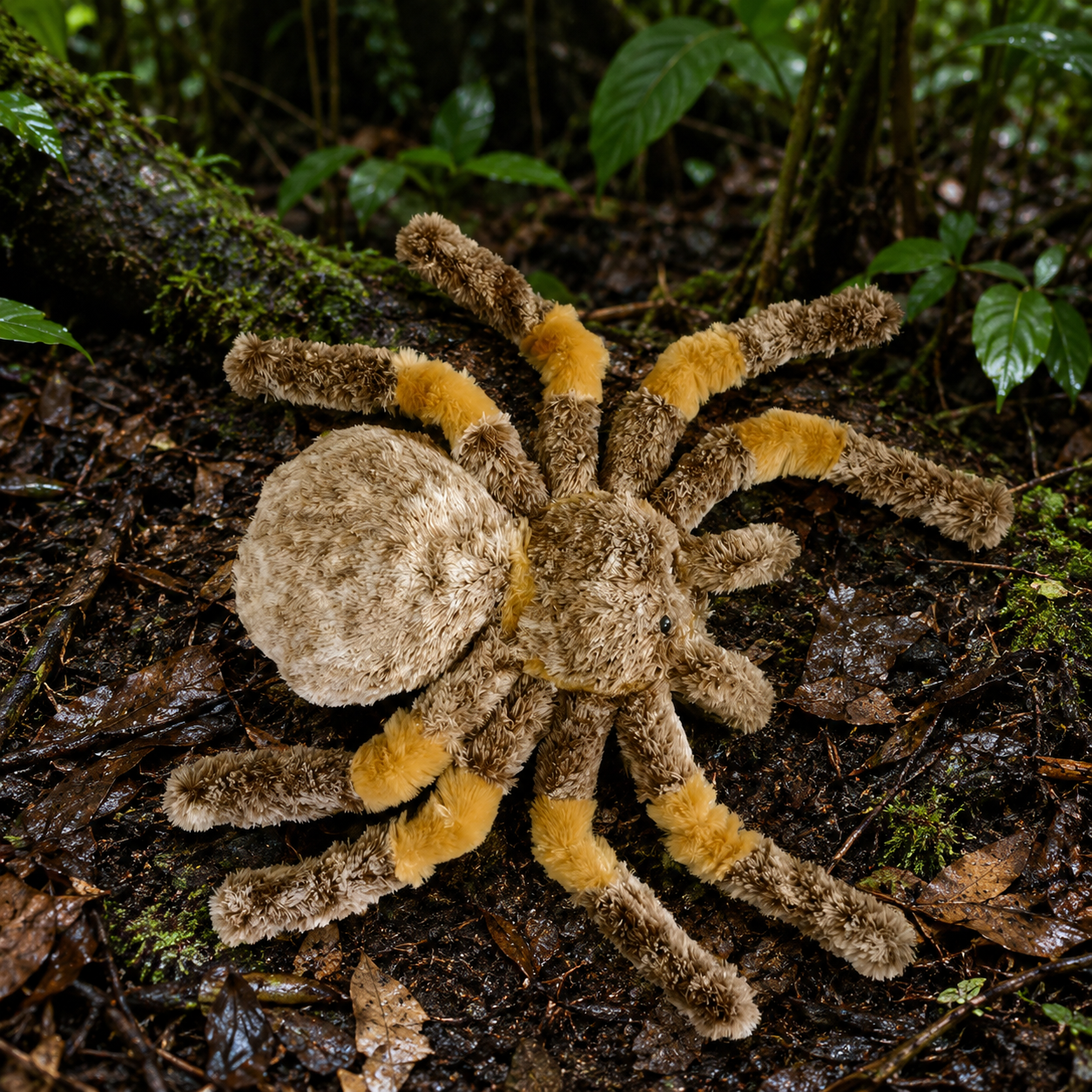 Realistic Goliath Tarantula Spider Plush