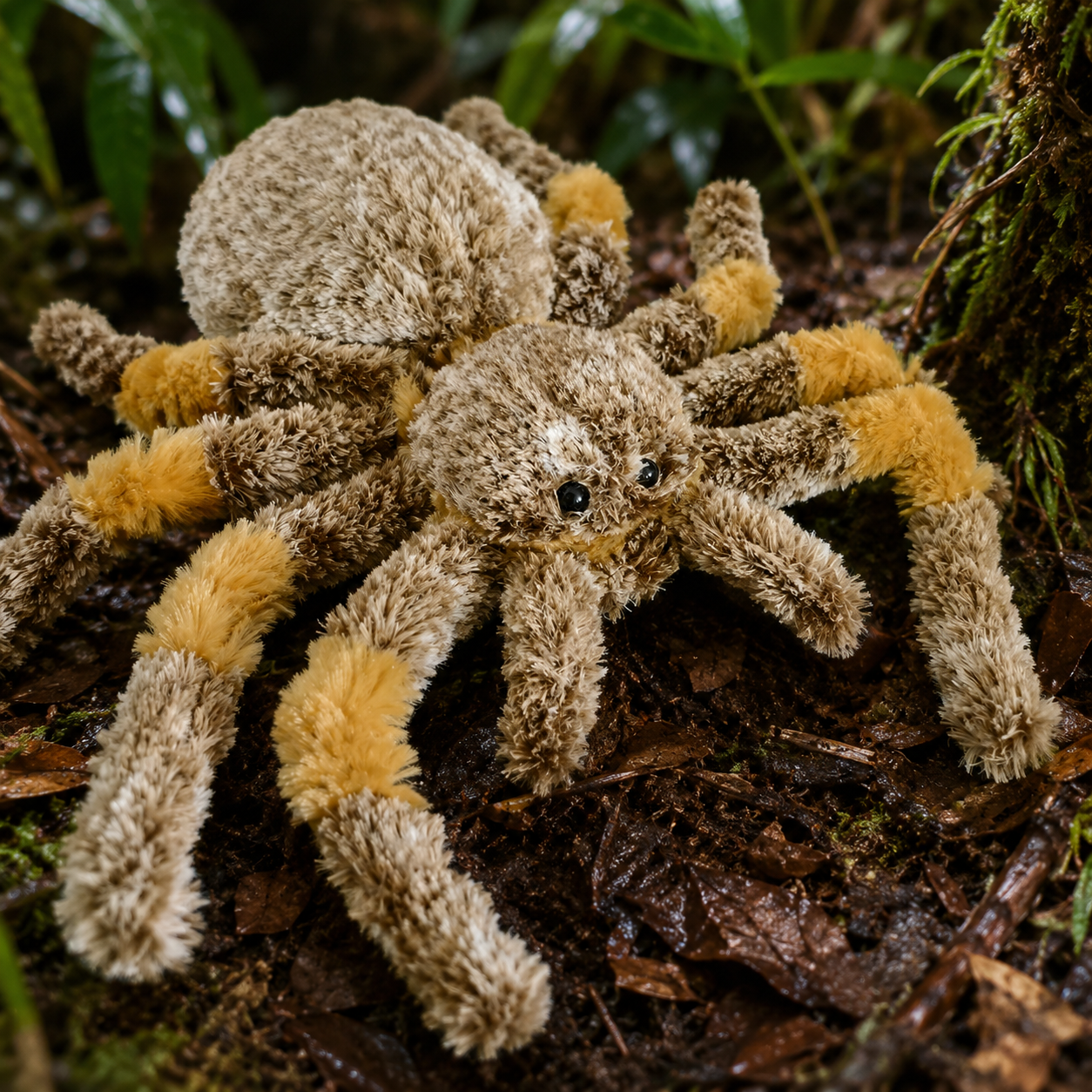 Realistic Goliath Tarantula Spider Plush