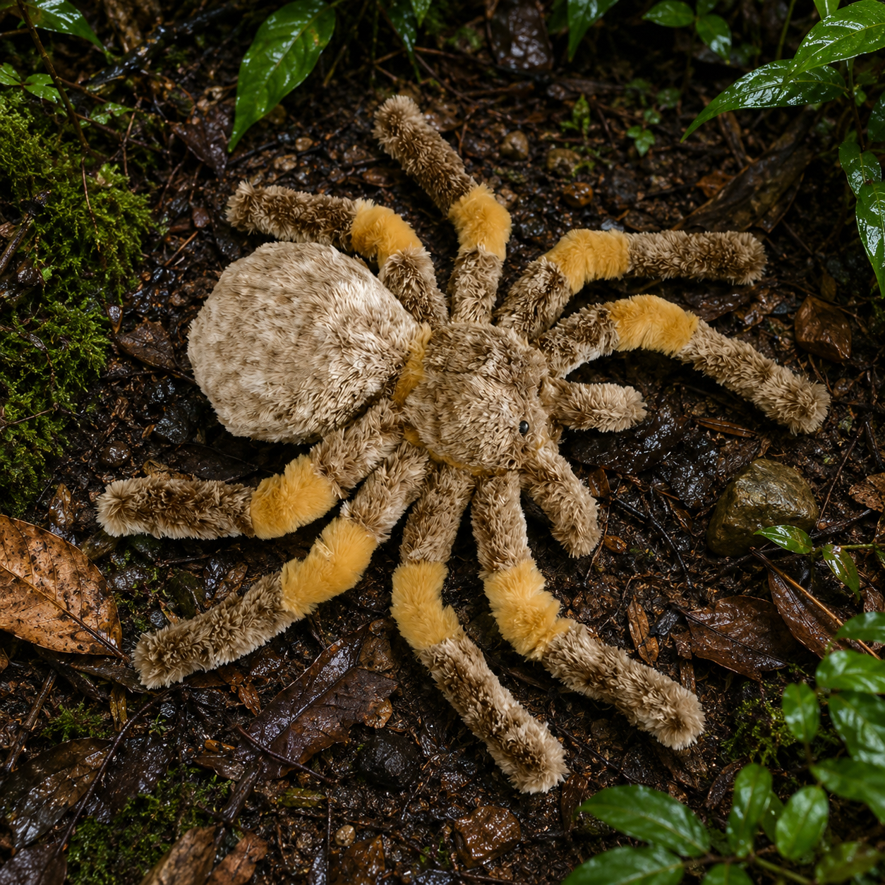 Realistic Goliath Tarantula Spider Plush