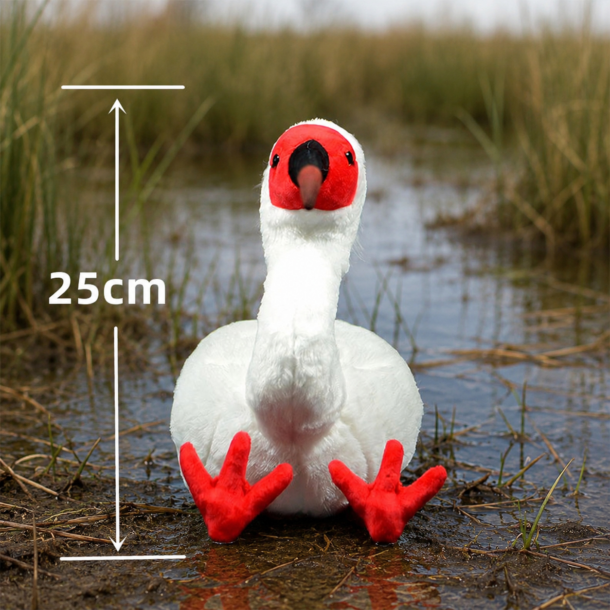 Realistic Ibis Bird Plush