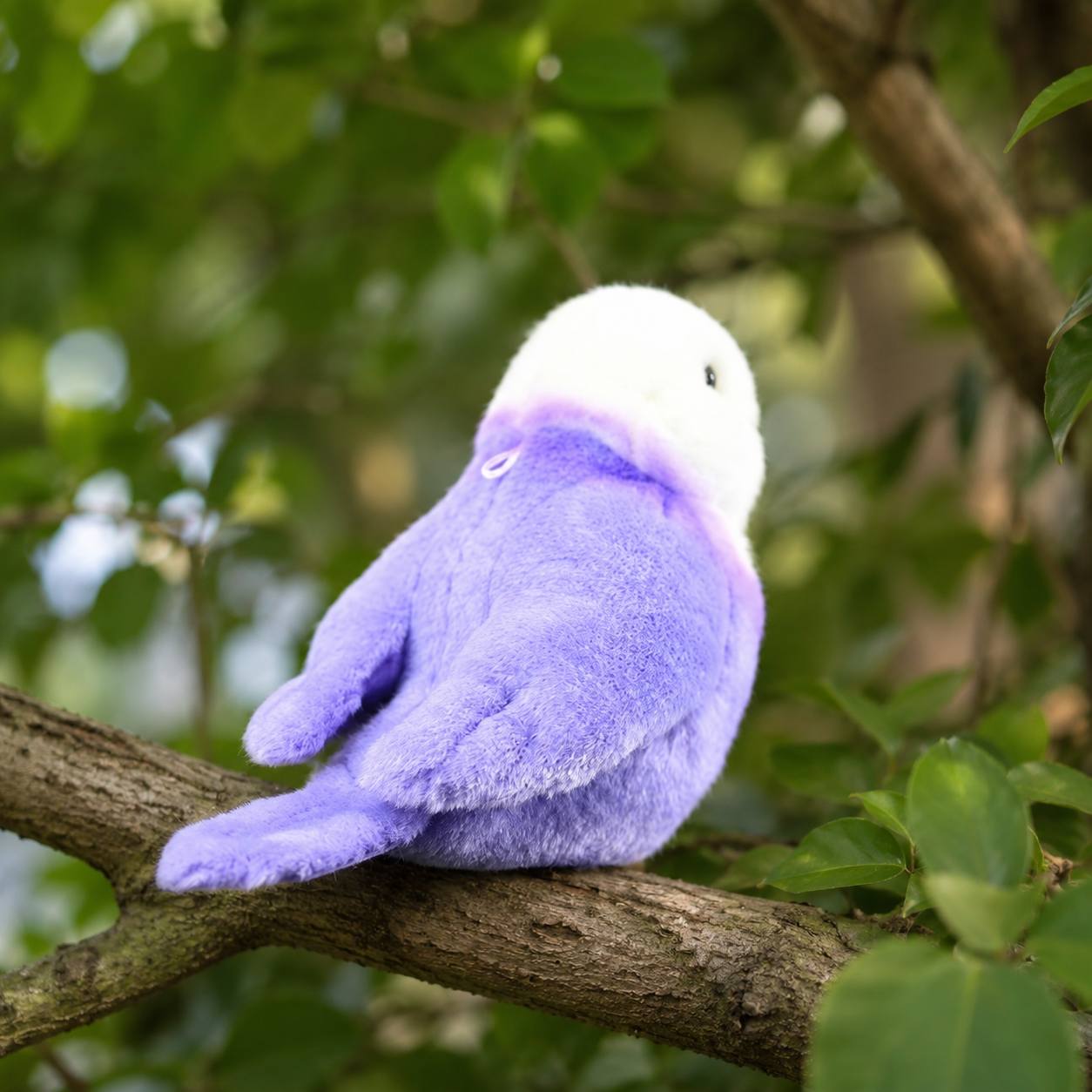 Realistic Purple Bird Plush