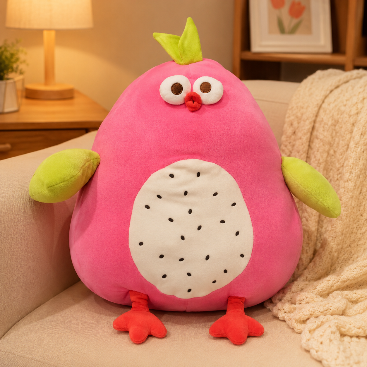 Fat Chicken Dragon Fruit Plush