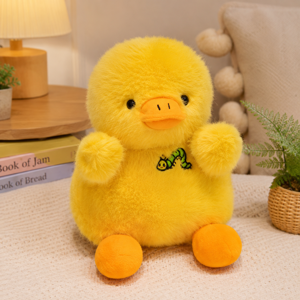 Fluffy Yellow Chick Plush