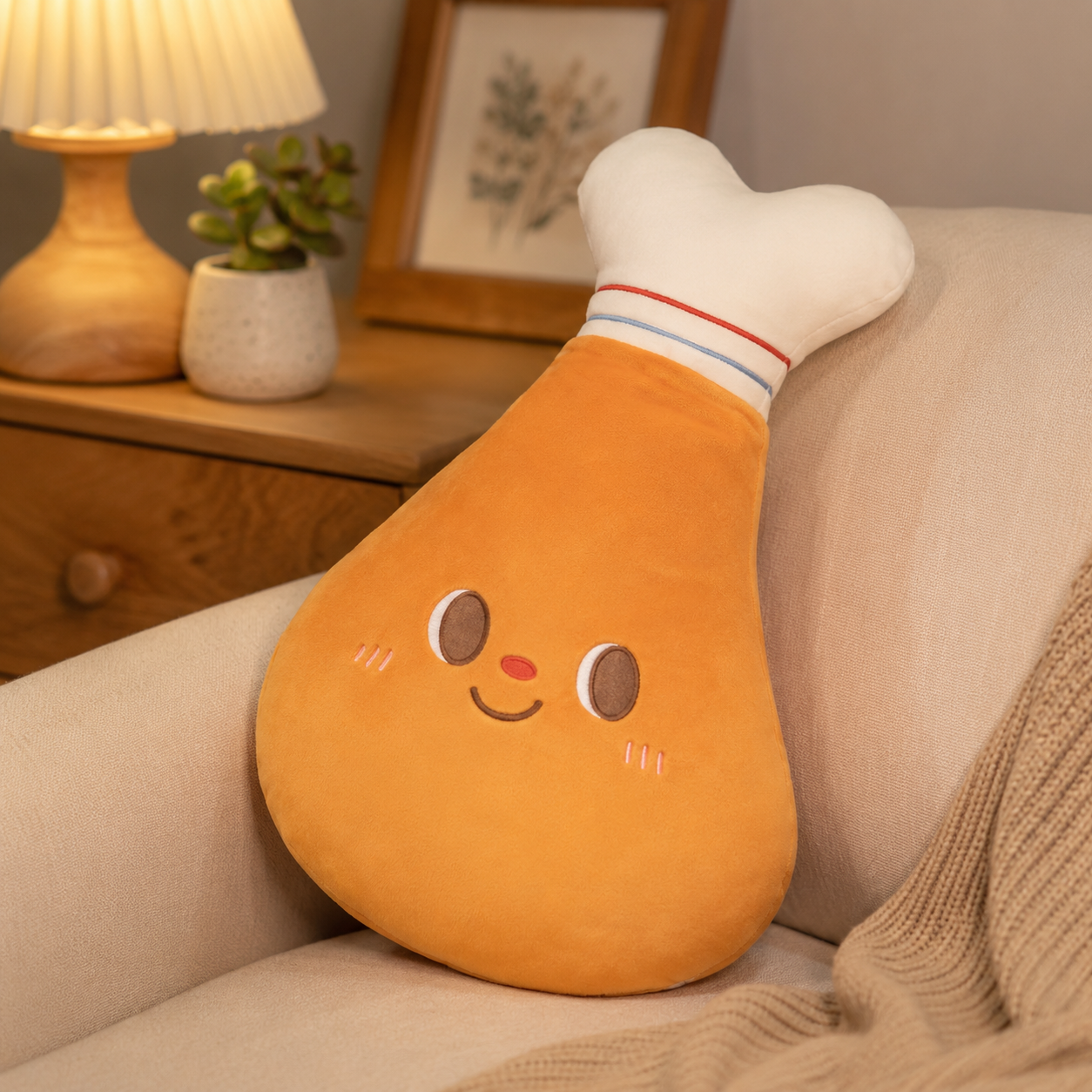 Happy Chicken Thigh Plush