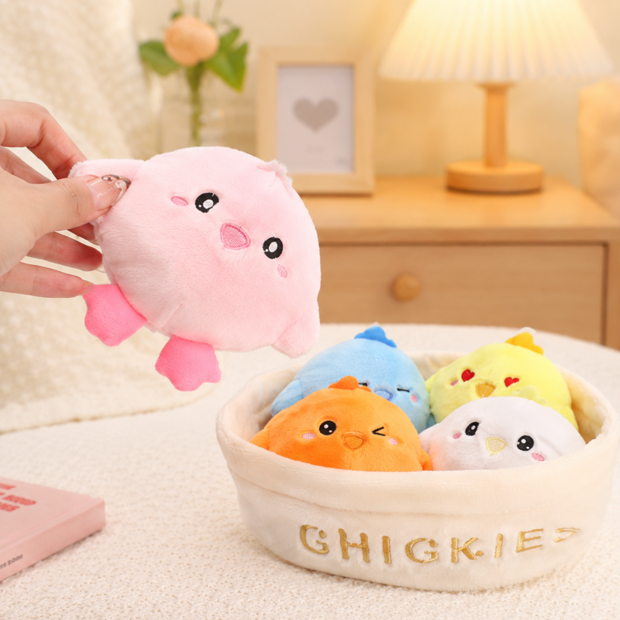 Small Chicks Bucket Plush