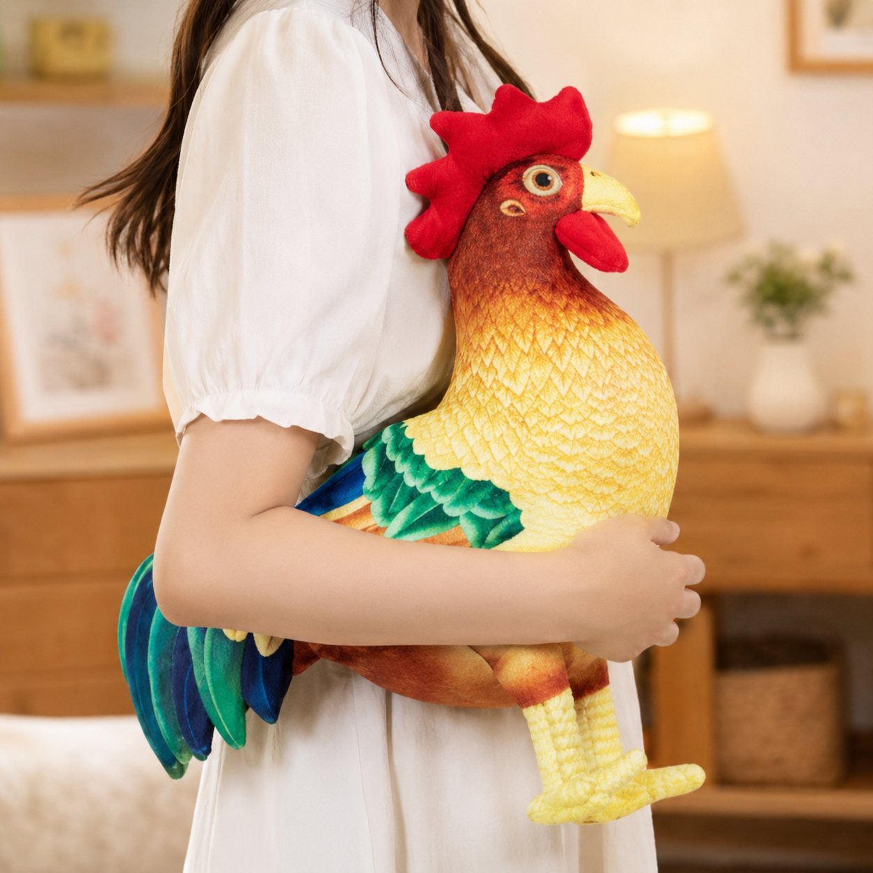 Standing Rooster Plush
