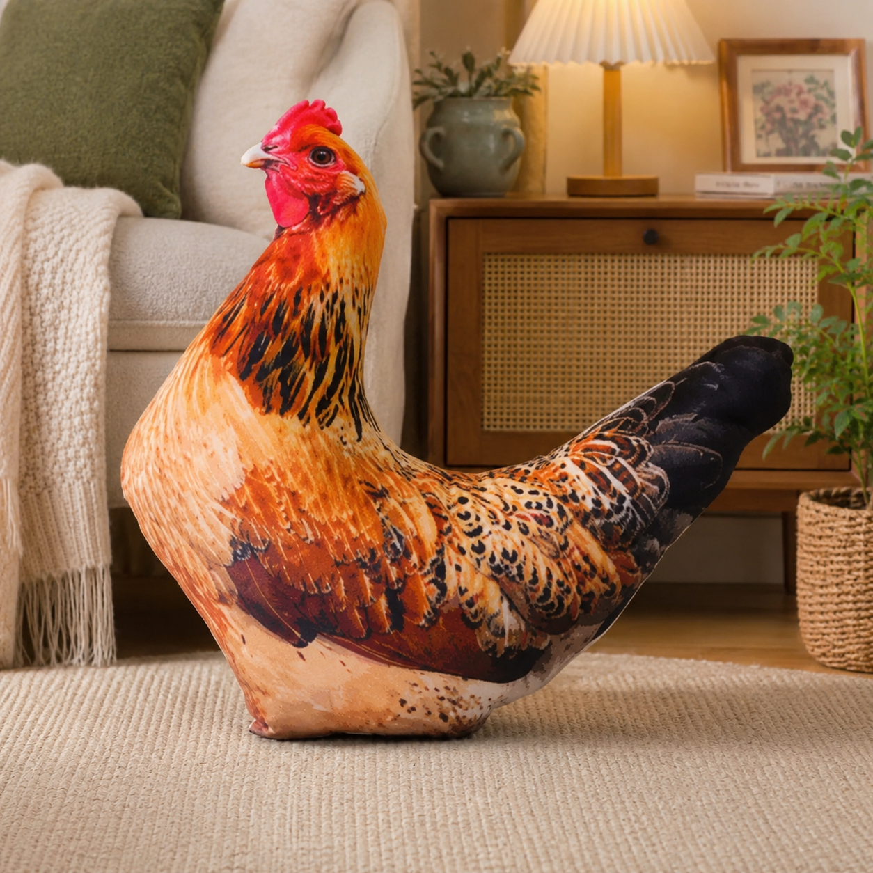 Lifelike Squishy Chicken Plush