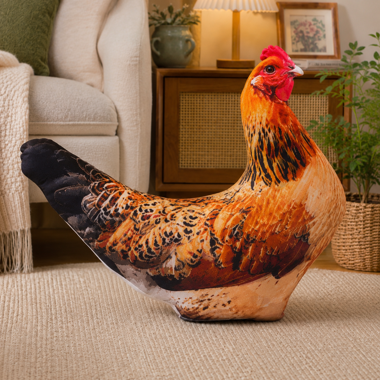 Lifelike Squishy Chicken Plush