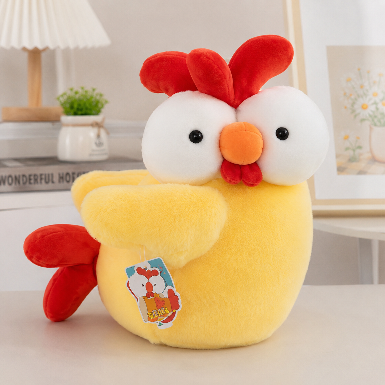 Funny Big Eyes Chicken Plush