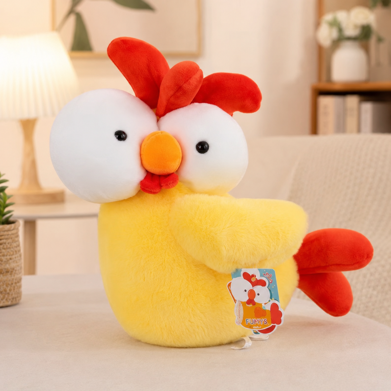 Funny Big Eyes Chicken Plush