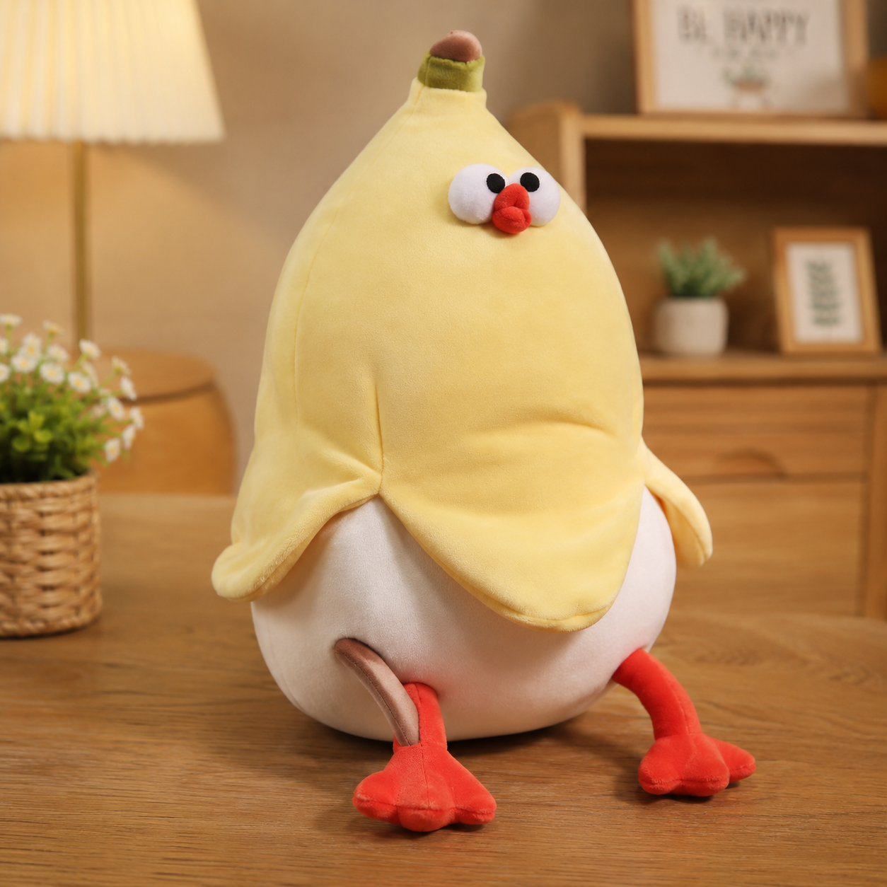Funny Banana Chicken Plush