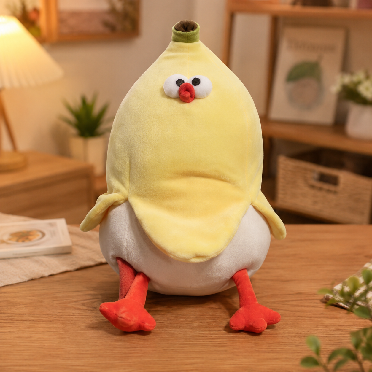 Funny Banana Chicken Plush