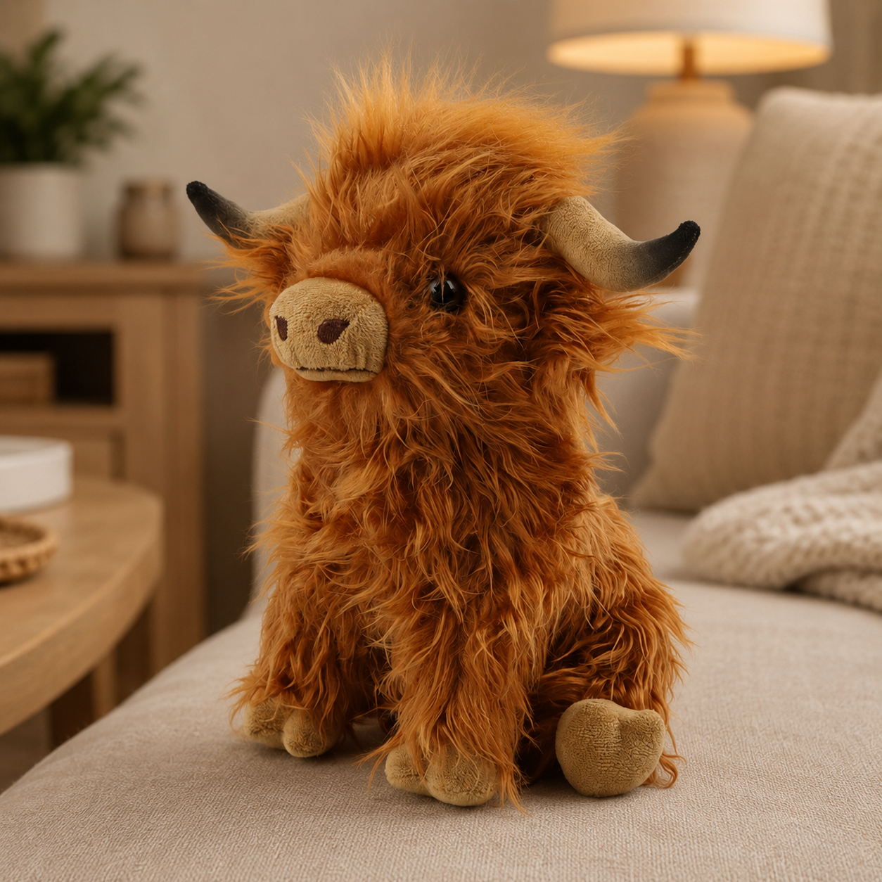 Brown Highland Cow Plush