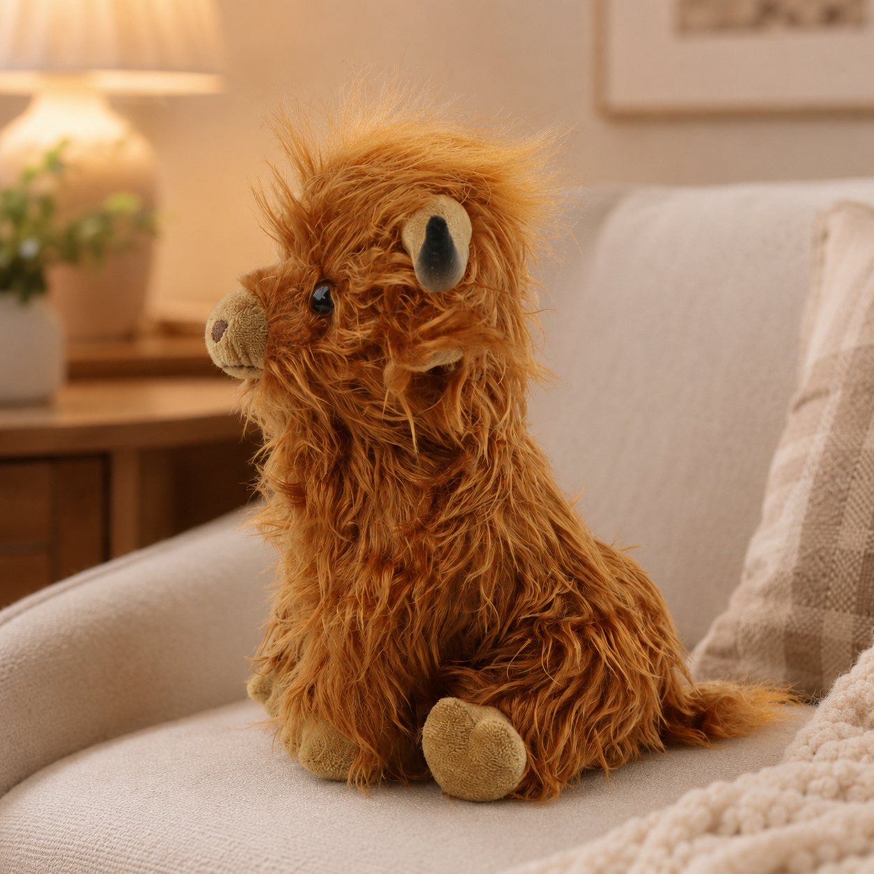 Brown Highland Cow Plush