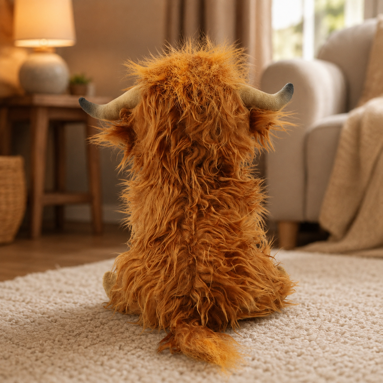 Brown Highland Cow Plush
